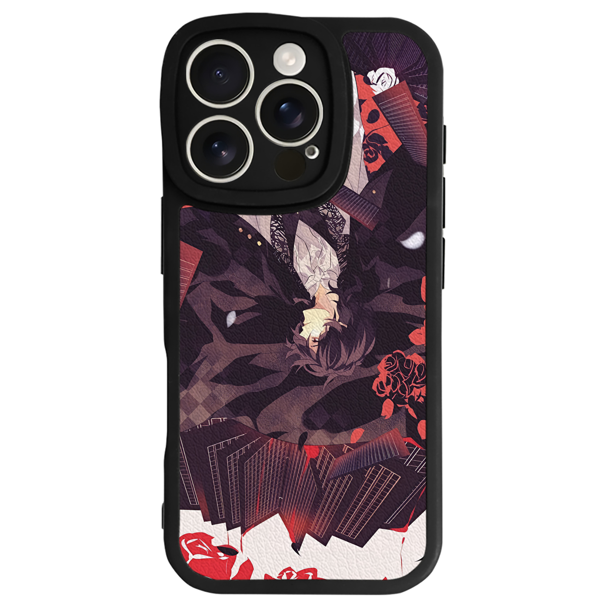 （画像用） 文豪ストレイドッグス Bungo Stray Dogs 【iPhone 16シリーズ対応】シリコンスマホケース（レザー調） 材質：シリコン